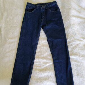 Wrangler Premium  30x30 Men's Jeans Pants Dark Blue Regular Fit EUC